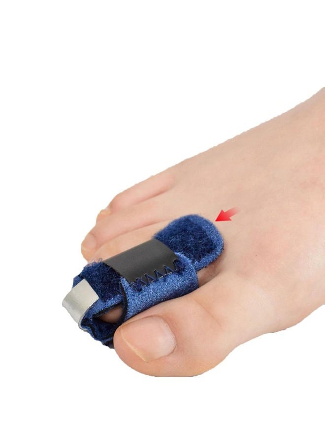 Ymiko Hammer Toe Straightener, Breathable Hammer Toe Straightener Fracture Claw Toe Fixation Corrector Strap Toe Protector Splint - Image 1
