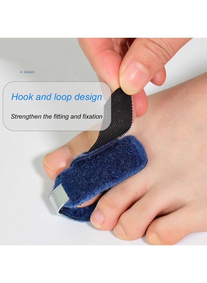 Ymiko Hammer Toe Straightener, Breathable Hammer Toe Straightener Fracture Claw Toe Fixation Corrector Strap Toe Protector Splint - Image 2