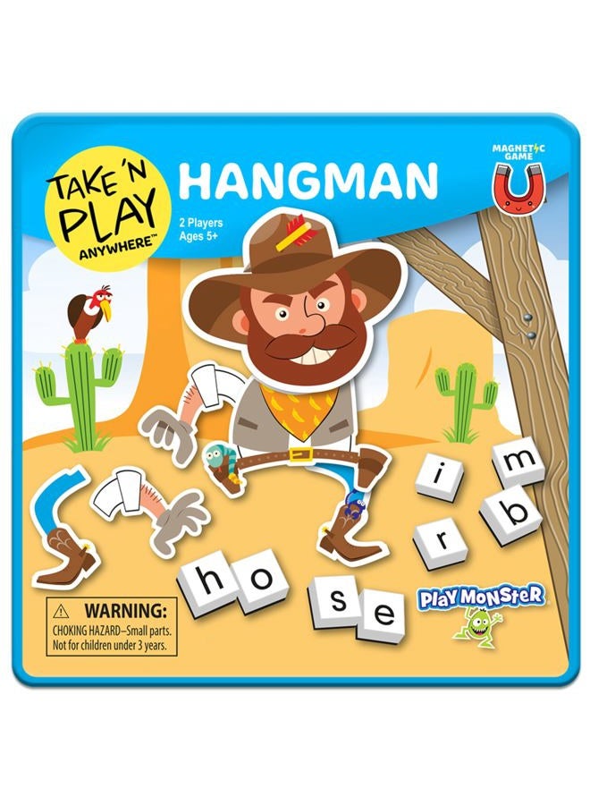 PlayMonster Patch Products Take 'N' Play Anywhere Magnetic Game-Hangman, Other, Multicoloured - Image 1