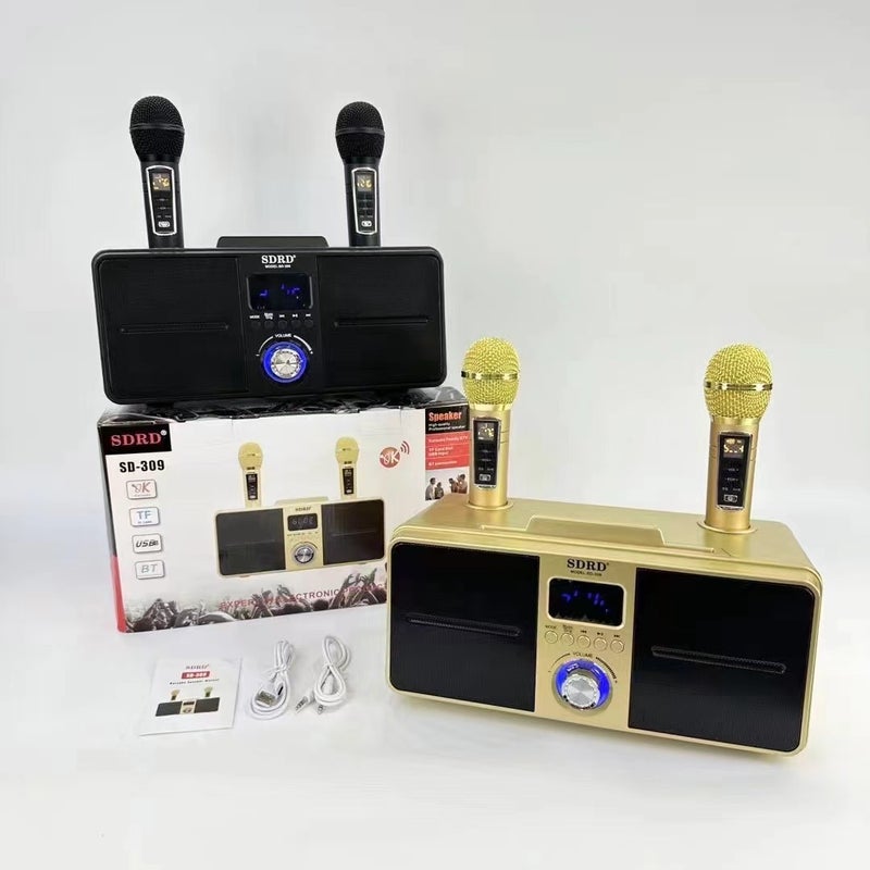 Sd309 Family Ktv Wireless Microphone Bluetooth Audio Integrated Machine Support Karaoke Machine Wireless Connection Tv - Image 2