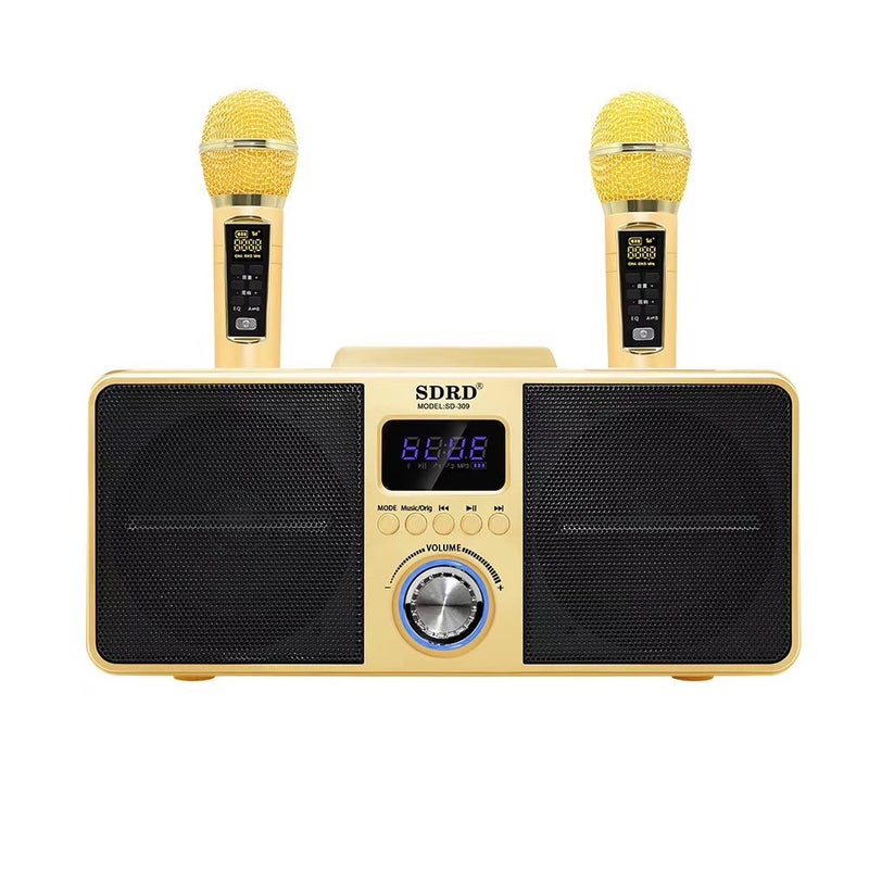 Sd309 Family Ktv Wireless Microphone Bluetooth Audio Integrated Machine Support Karaoke Machine Wireless Connection Tv - Image 1