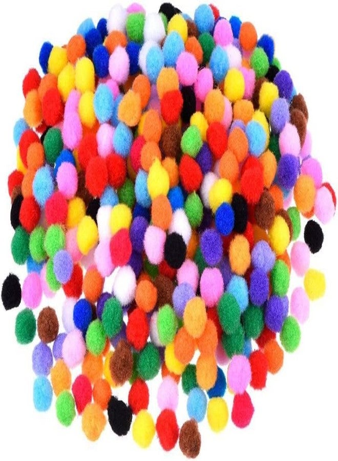 E Shopping® Glittery Pompom Mixed Color+ Soft Fluffy Pom Pom for Art & Craft, Party Decoration DIY Sewing Crafts Jewelry Making ( Size 2CM /100 +100PCS ) - Image 4