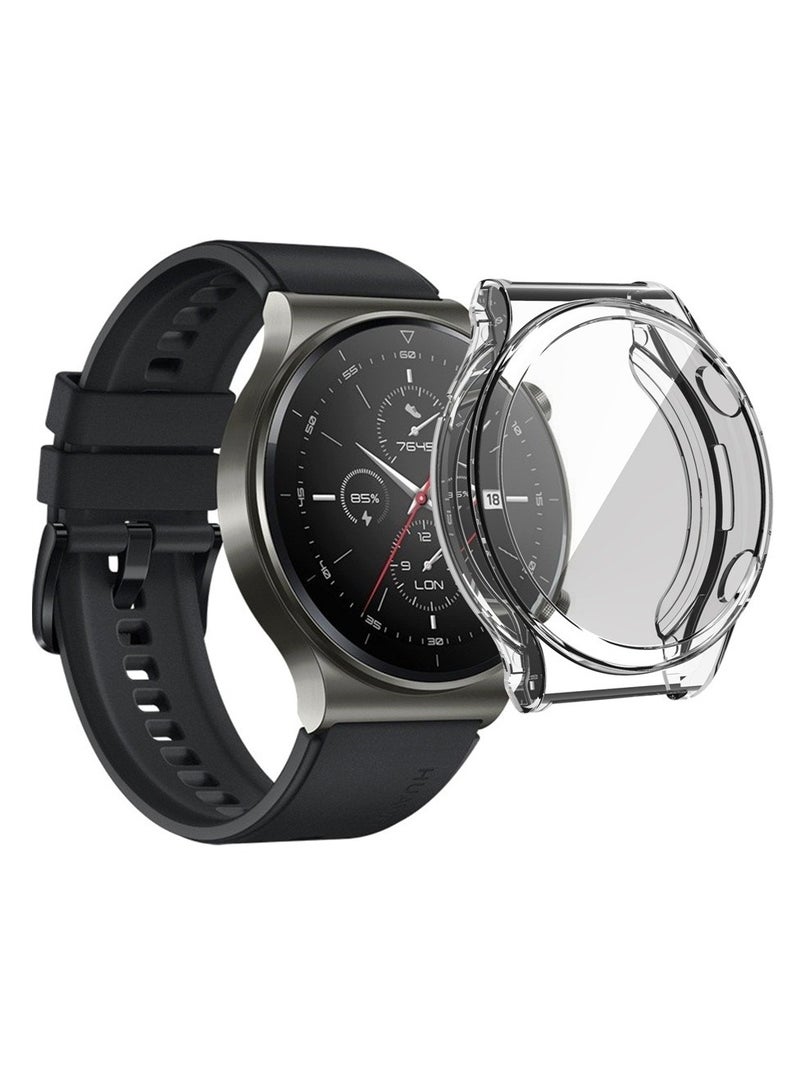Protective TPU Screen Protector Case Cover for Huawei Watch GT 2 Pro Clear - Image 2