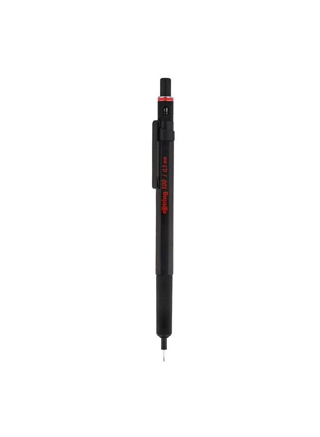 Rotring 500 0.5mm Mechanical Pencil, Black (502505N) (1904725) - Image 1