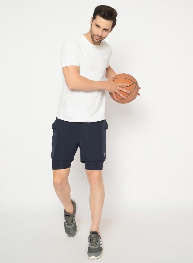 John Players Plain Elasticated Waistband Shorts - Image 1