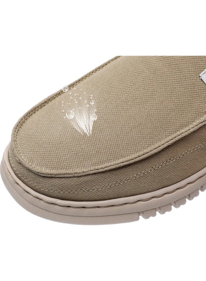 Anglerfish Old Beijing Cloth Shoes Spring And Autumn Men'S Single Shoes Canvas Casual Breathable Middle-Aged And Elderly Dad Shoes A5013 Black 41 - Image 1