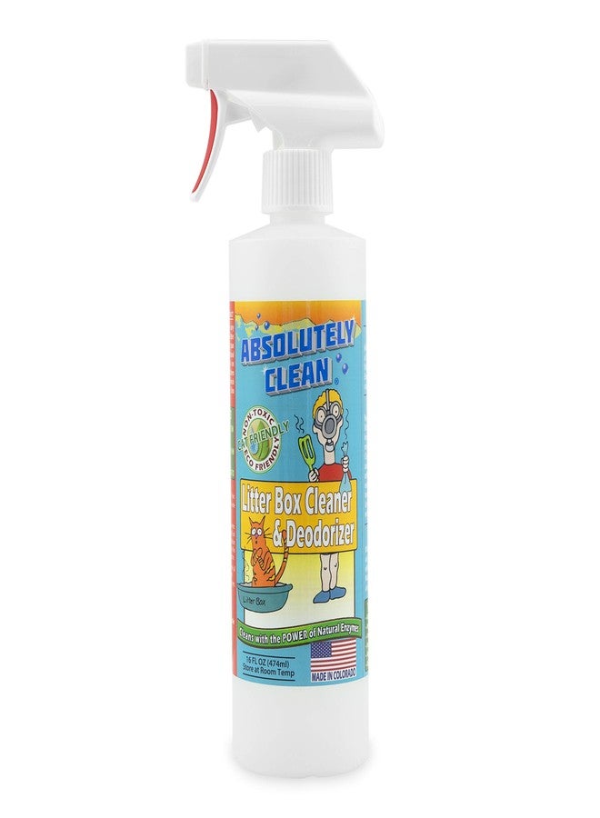 Absolutely Clean Litter Box Cleaner and Odor Eliminator, Eliminate Odors Quickly, Neutralizes Urine and Feces Odors in The Air and The Box, Make Litter Last Longer - Image 1