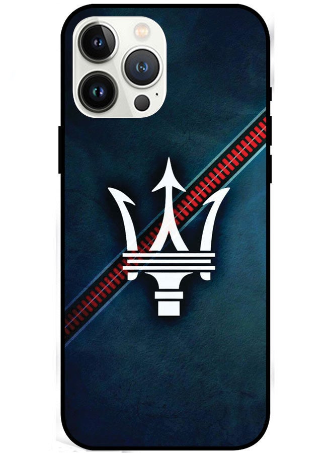 Protective Case Cover For Apple iPhone 13 Pro Max Maserati Logo