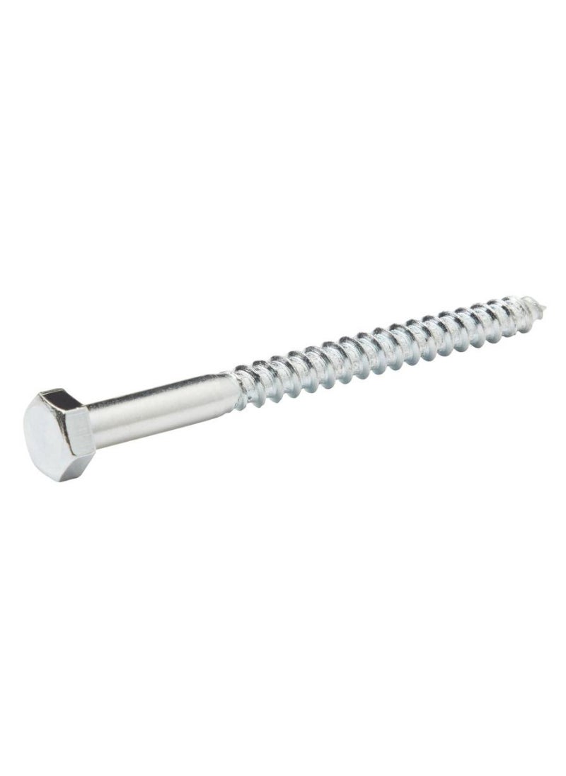ACE Diall Zinc-Plated Carbon Steel Hex Coach Screw Pack 8 x 100mm 50Pcs 