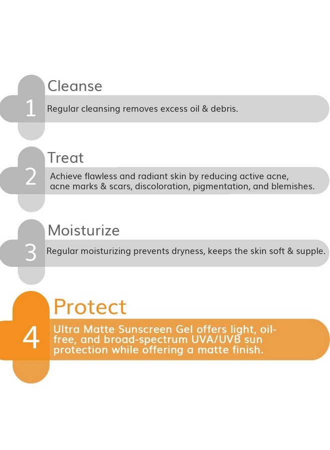 THE derma Co The Derma Co Ultra Matte Sunscreen Gel with SPF 60 & PA+++ | Broad Spectrum Protection | Helps Prevent Sun Damage | Oil-Free Formula for Acne-Prone Skin | 1.76 Oz/50g  - Image 4