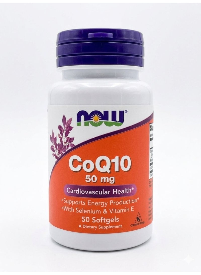CoQ10 50 mg 50 Softgels