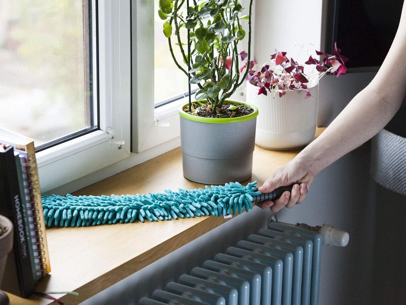 YORK Foldable Microfiber Duster with Adjustable Telescopic Handle Ideal for Cleaning Corners in Home Office Convenient and Versatile Cleaning Tool 099030 - Image 5