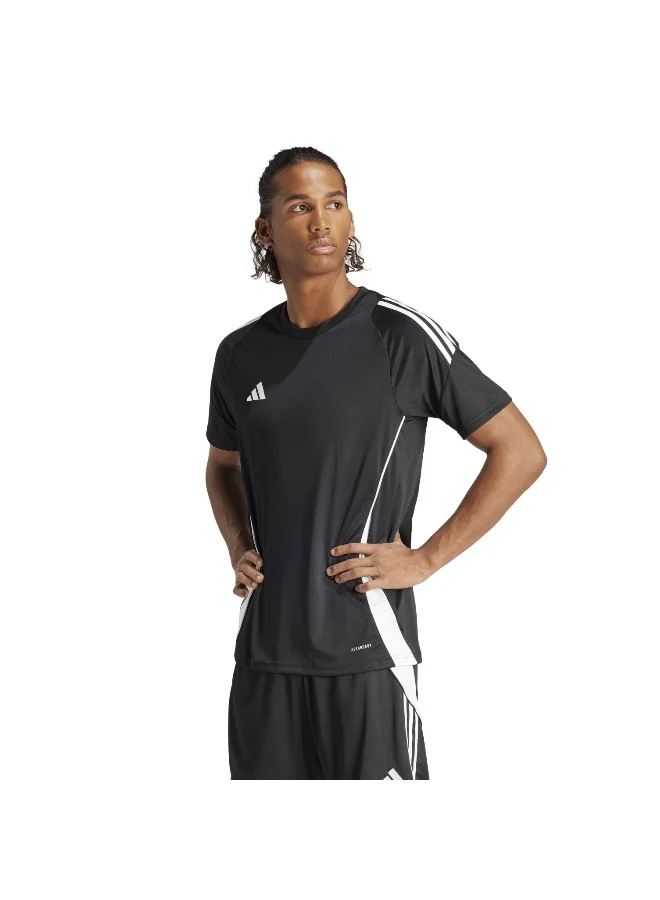 Adidas Adidas Tiro24 Jsy Black Jersey (Short Sleeve) Jerseys For Men