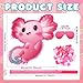 Seematn Axolotl Piata Birthday Party Decorations Animals Piata with a Blindfold Bat and Confetti for Axolotl Party Favor Birthday Girl Kid Baby Shower Supplies 1575 x 122 x 295 Inch - Image 4