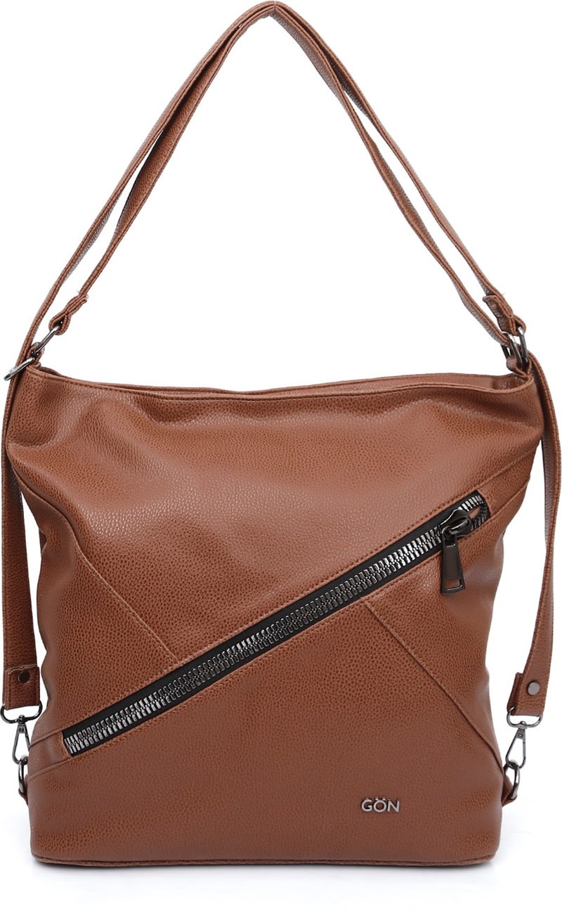 GÖNDERİ Gön Women's Shoulder and Backpack Bag B0651 - Image 1