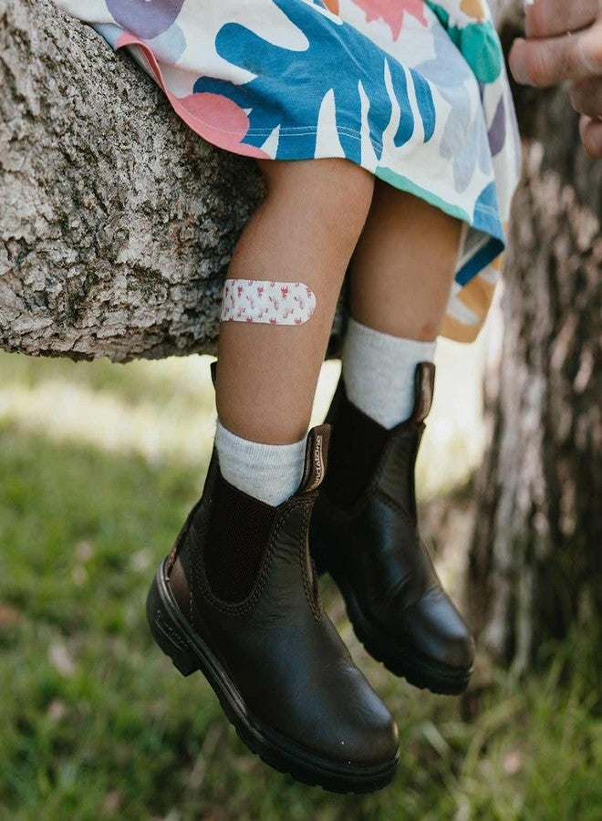 PATCH Natural Eco-Friendly Bamboo Adhesive Sensitive Skin Bandages, Cute Kids Prints Hypoallergenic Bandages for Sensitive Skin, Compostable, Biodegradable, Latex Free and Plastic Free, 20pk - Image 4