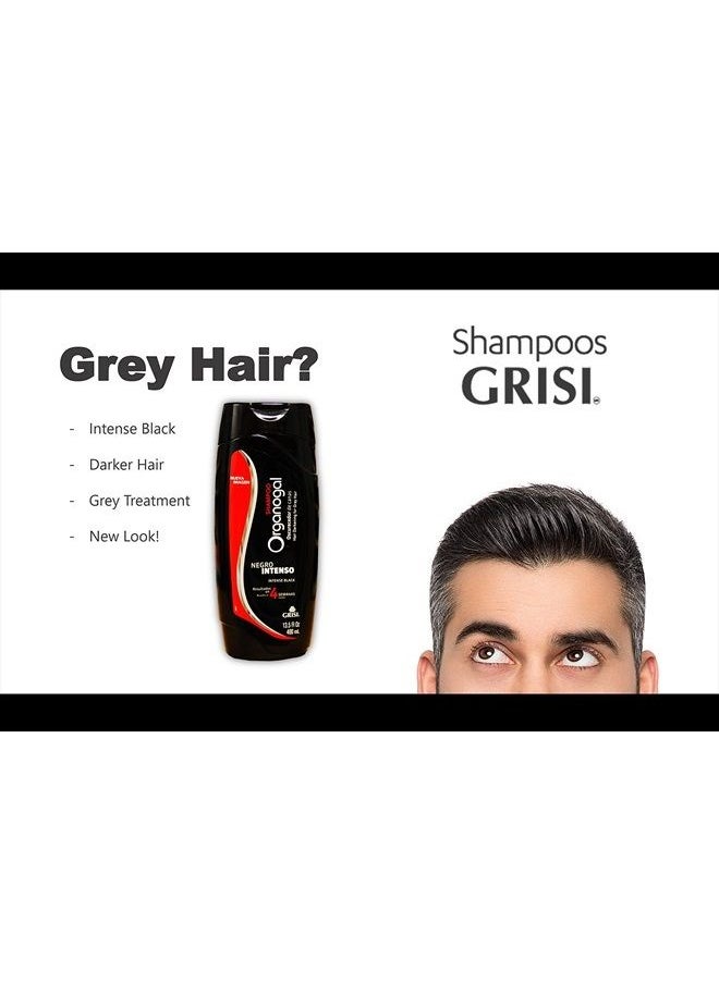 Grisi - Organogal Shampoo| Darkening Shampoo with Cactus Extract, Darkening Hair Product for Gray Hair; 13.5 Fl Ounces - Image 1
