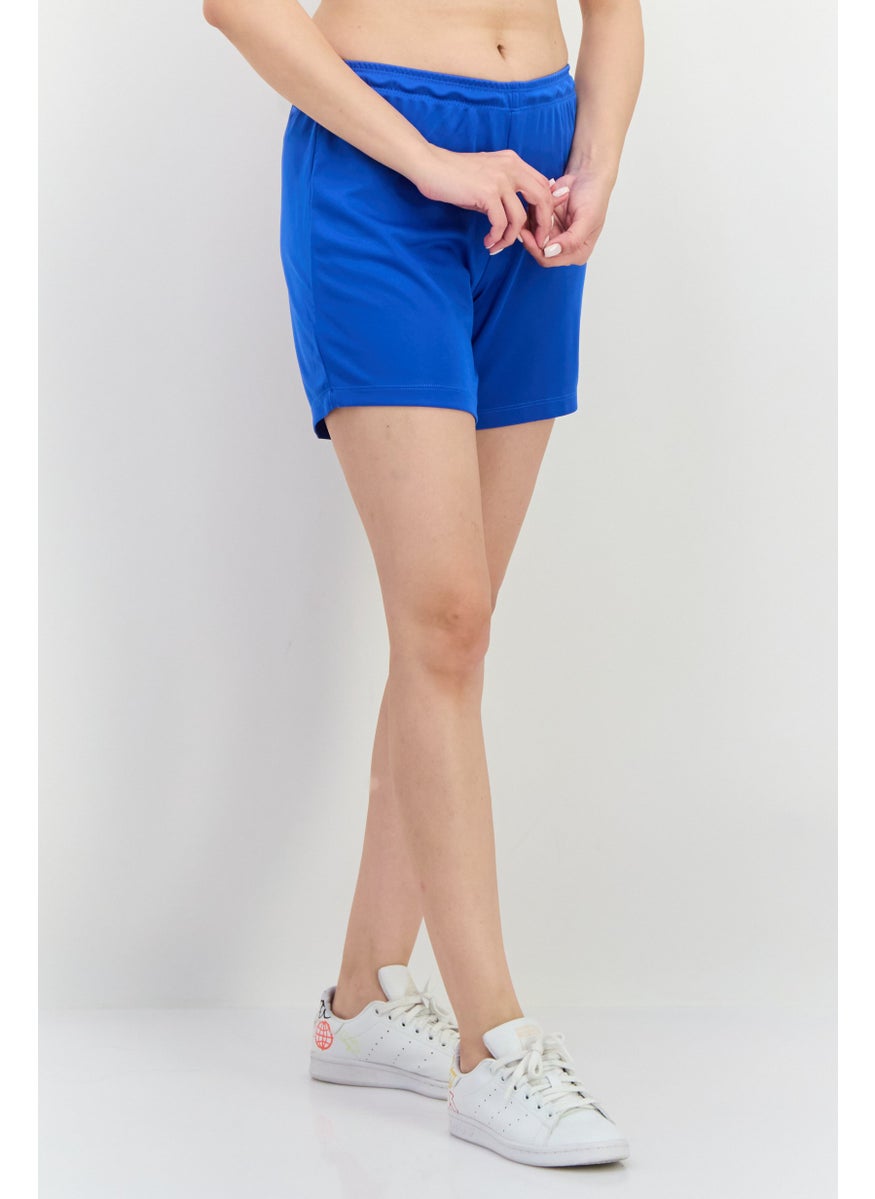 Nike - Women Dri Fit Football Shorts, Blue - Image 1