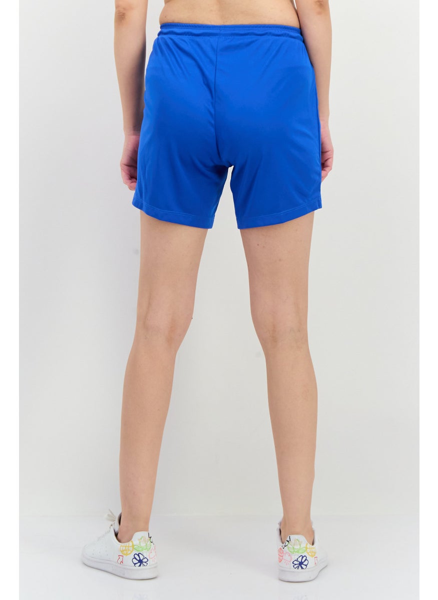 Nike - Women Dri Fit Football Shorts, Blue - Image 1