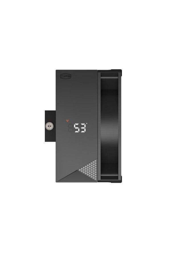 Pccooler Rt500 Digital Display, Bk Matte Black, Cpu Air Cooler - Image 2