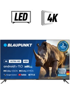 Blaupunkt 65UBC6000D - تلفزيون ذكي 65 بوصة 4K-UHD يعمل بنظام Android مع Dolby Vision و Dolby Atmos