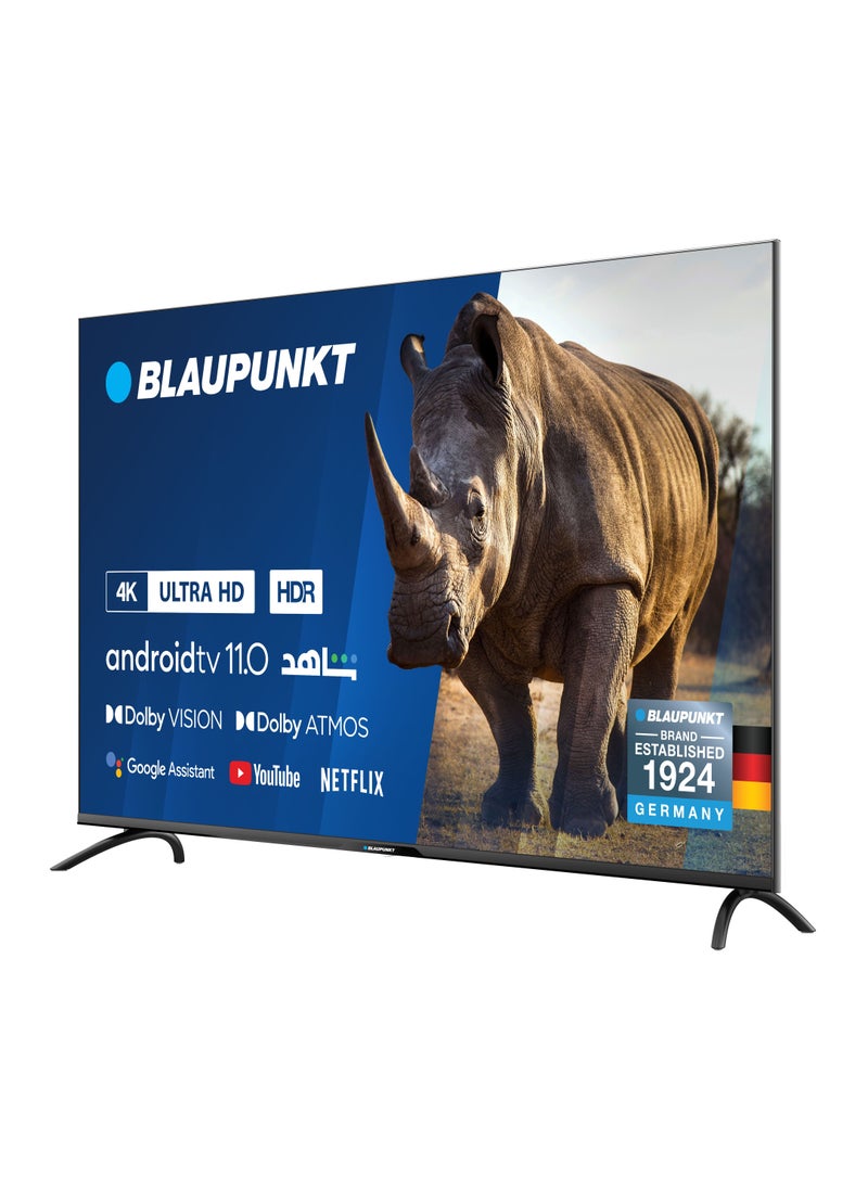 Blaupunkt - Blaupunkt 65UBC6000D - 65" 4K-UHD Android Smart TV with Dolby Vision and Dolby Atmos - Image 1