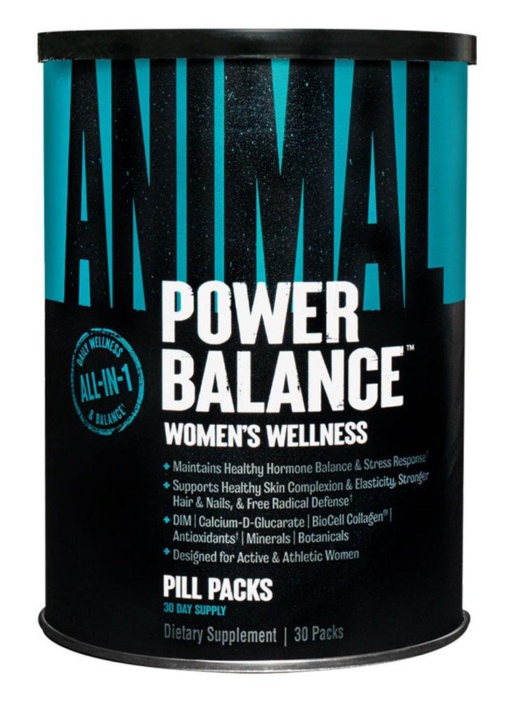 ANIMAL Animal Power Balance Women'S Wellness 30 Pills 