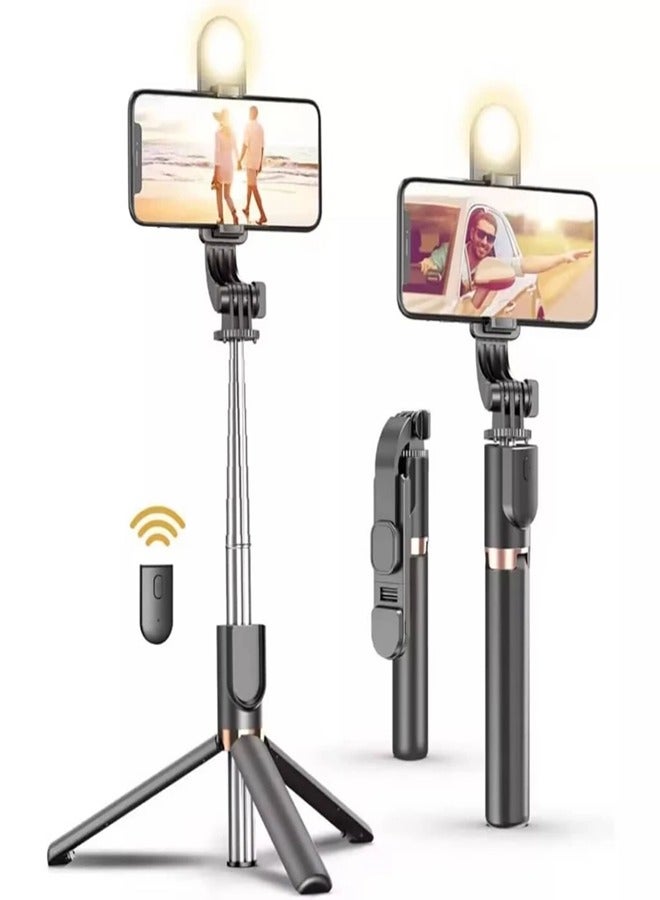 PLOKAMA Live-k9 LED Broadcast stand Smartphones,Lightweight Tripod for for Selfies/Live/Video Recording/Travel - Image 4