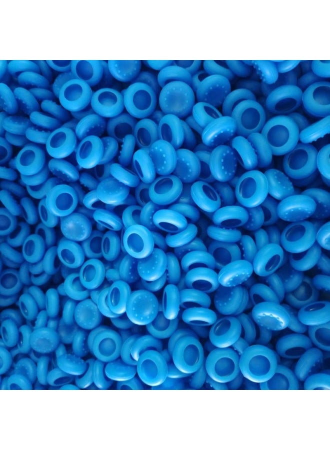 general Silicone PS4 PS5 Xbox One Controller Thumbstick Caps Ten Point Small Caps Series Protective Covers For Gaming Controllers-Product Color:Blue - Image 1