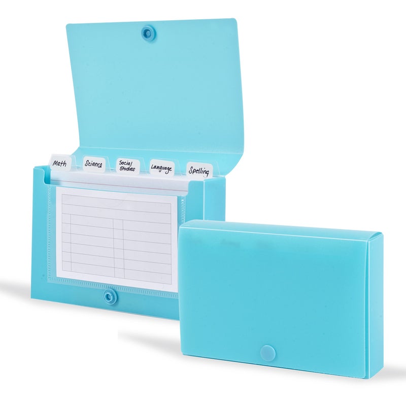 DocIt Index Card Holder 3x5 for Storing Recipe Cards School Index Cards More Color May Vary 00868