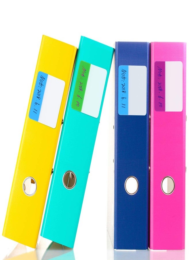 Jovitec 800 Pcs 40 Sets Sticky Tabs 2 Inch Colored Index Tabs Writable and Repositionable Labels for File Folders Books Reading Notes Classify File(Novelty Colors) - Image 5