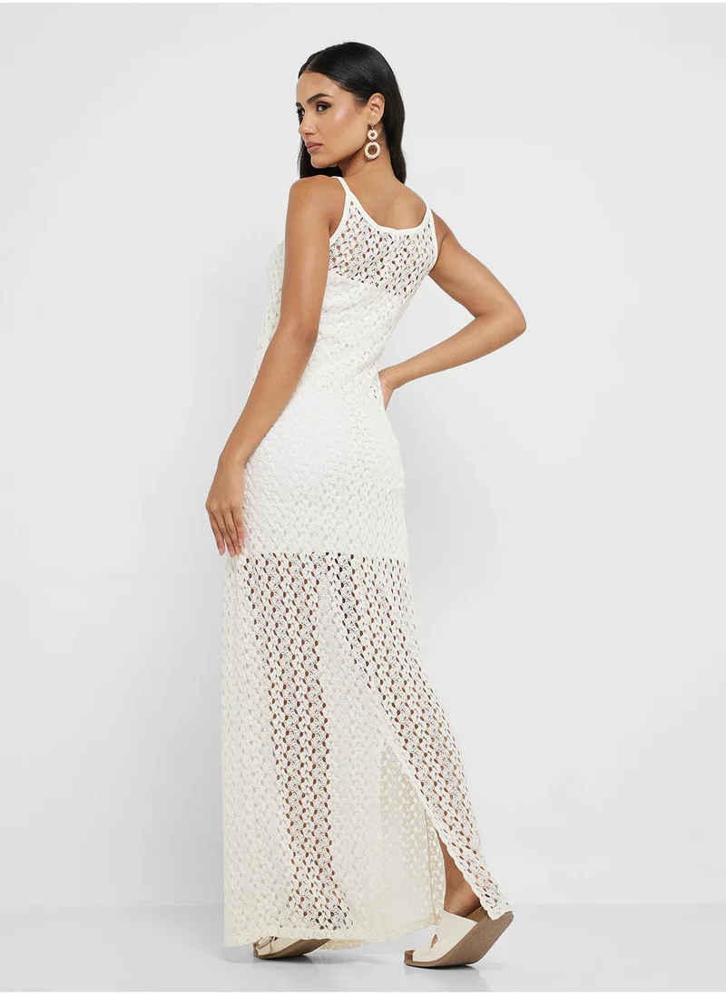 ONLY Crochet Maxi Dress