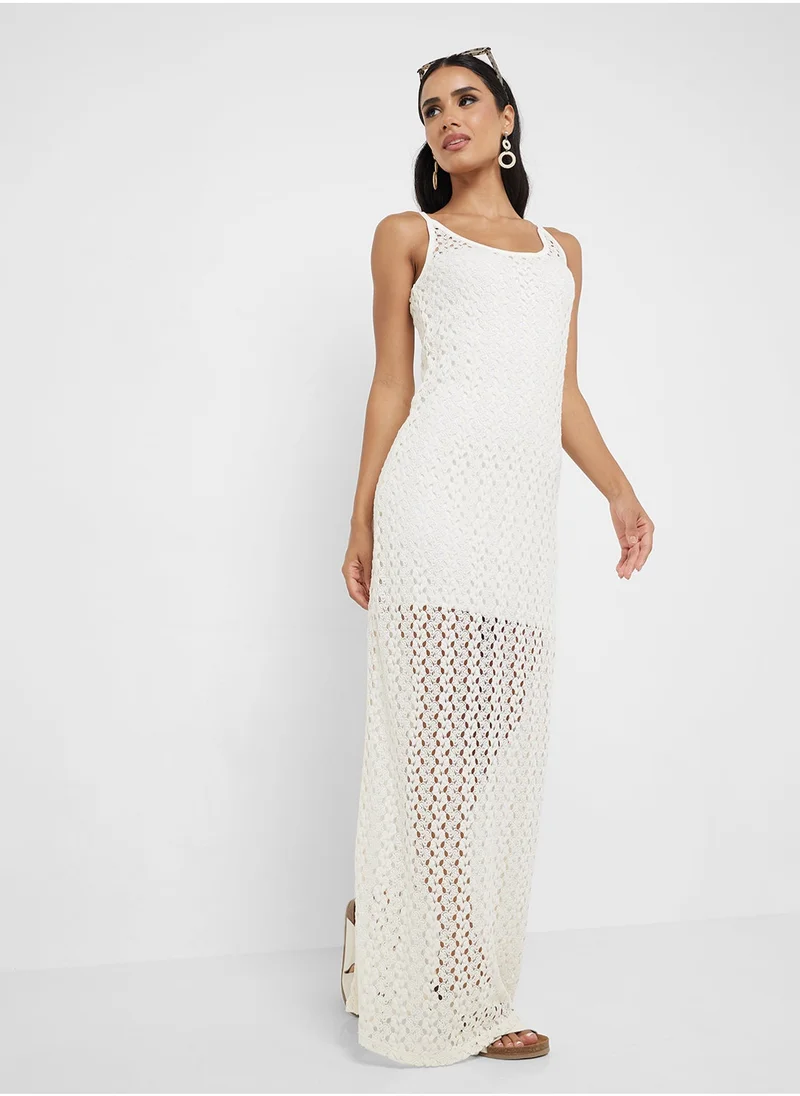 ONLY Crochet Maxi Dress