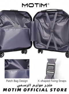Motim Travel Luggage Carry-On Luggage Kid's Luggage 20 inch Small Luggage with Spinning Wheels Cartoon Suitcase  - Image 5