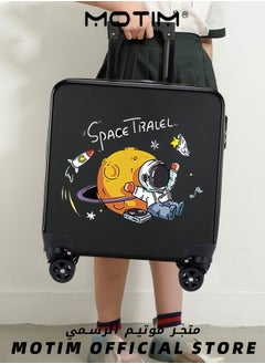Motim Travel Luggage Carry-On Luggage Kid's Luggage 20 inch Small Luggage with Spinning Wheels Cartoon Suitcase  - Image 2