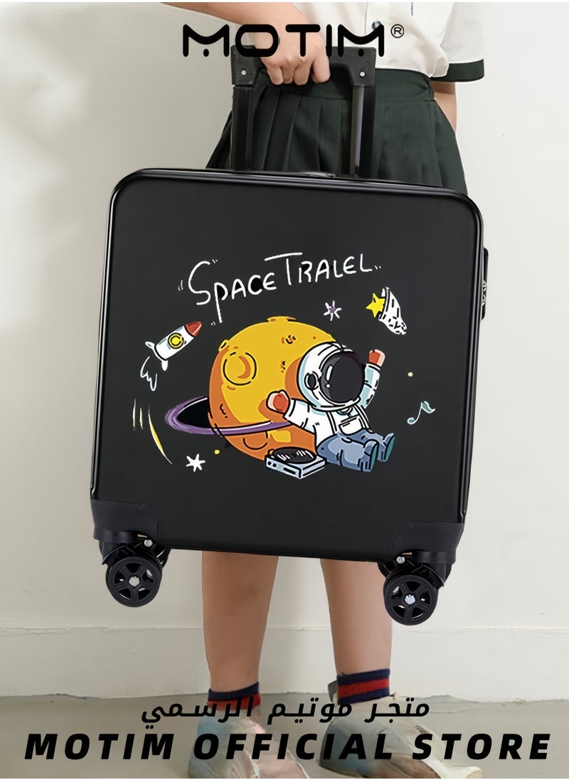 Motim Travel Luggage Carry-On Luggage Kid's Luggage 20 inch Small Luggage with Spinning Wheels Cartoon Suitcase  - Image 2