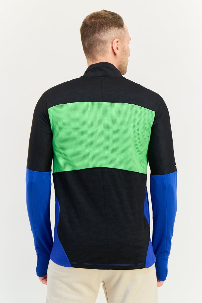 Nike سويت شيرت رياضي للرجال بأكمام طويلة مع شعار العلامة التجارية، متعدد الألوان - Image 3