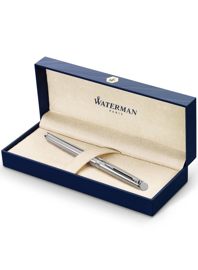 Waterman قلم حبر سائل فاخر بنقطة دقيقة مع حواف كروم من هيميسفير - S0920410 - Image 1