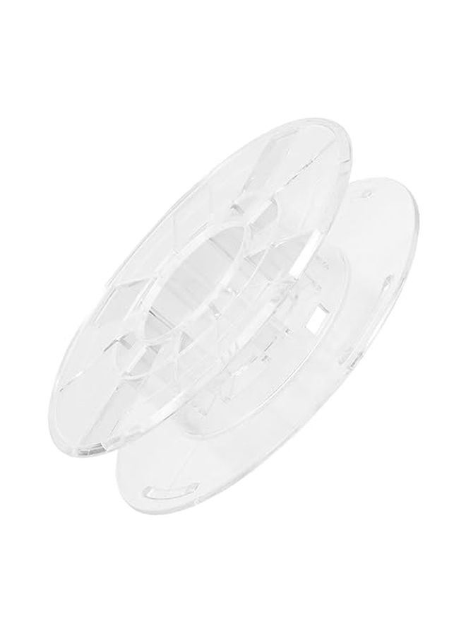 Gleavi 0.25kg Printing Filament Tray Extension Cord Reel Storage Cord Organizer for Wires Cable Power Transparent - Image 1