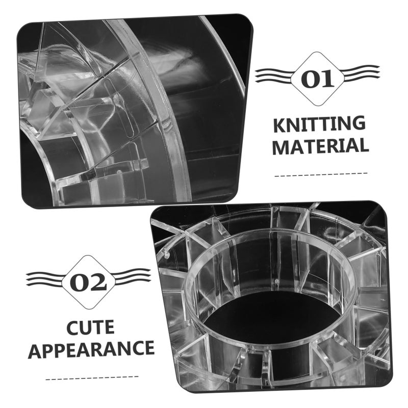 Gleavi 0.25kg Printing Filament Tray Extension Cord Reel Storage Cord Organizer for Wires Cable Power Transparent - Image 4