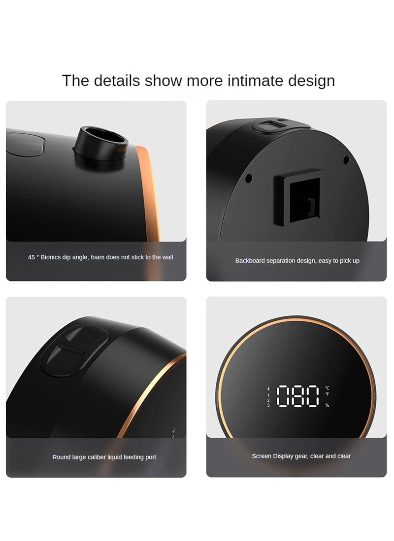 Soap Dispenser Automatic Foam Soap Dispenser Wall Mounted Touchless Liquid Soap Dispenser  Smart Auto Foaming Hand Soap Dispenser for Bathroom Kitchen Commercial