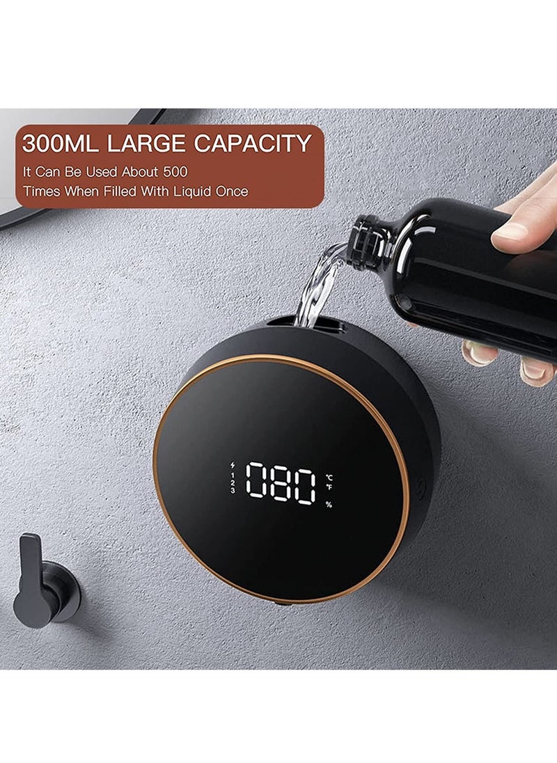 Soap Dispenser Automatic Foam Soap Dispenser Wall Mounted Touchless Liquid Soap Dispenser  Smart Auto Foaming Hand Soap Dispenser for Bathroom Kitchen Commercial