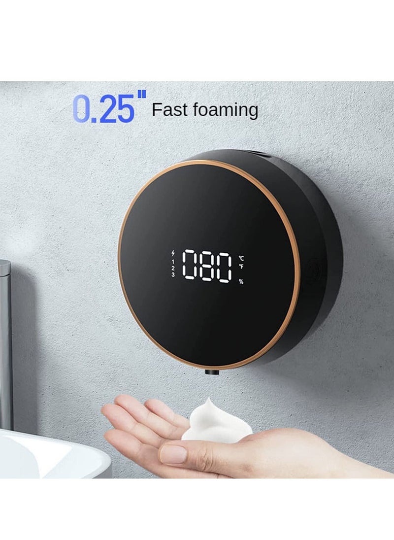 Soap Dispenser Automatic Foam Soap Dispenser Wall Mounted Touchless Liquid Soap Dispenser  Smart Auto Foaming Hand Soap Dispenser for Bathroom Kitchen Commercial