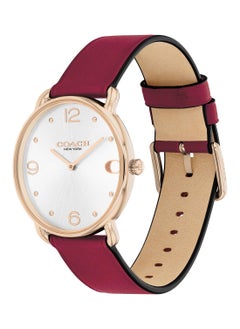 COACH Women's Analog Round Shape Leather Wrist Watch 14504204 - 36 Mm  - Image 1