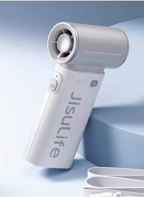 High speed energy-saving handheld small fan, mini portable, silent, high wind power, USB charging, bladeless turbofan
