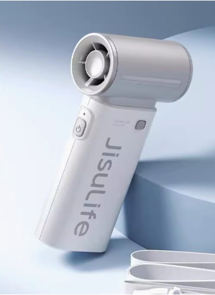 High speed energy-saving handheld small fan, mini portable, silent, high wind power, USB charging, bladeless turbofan