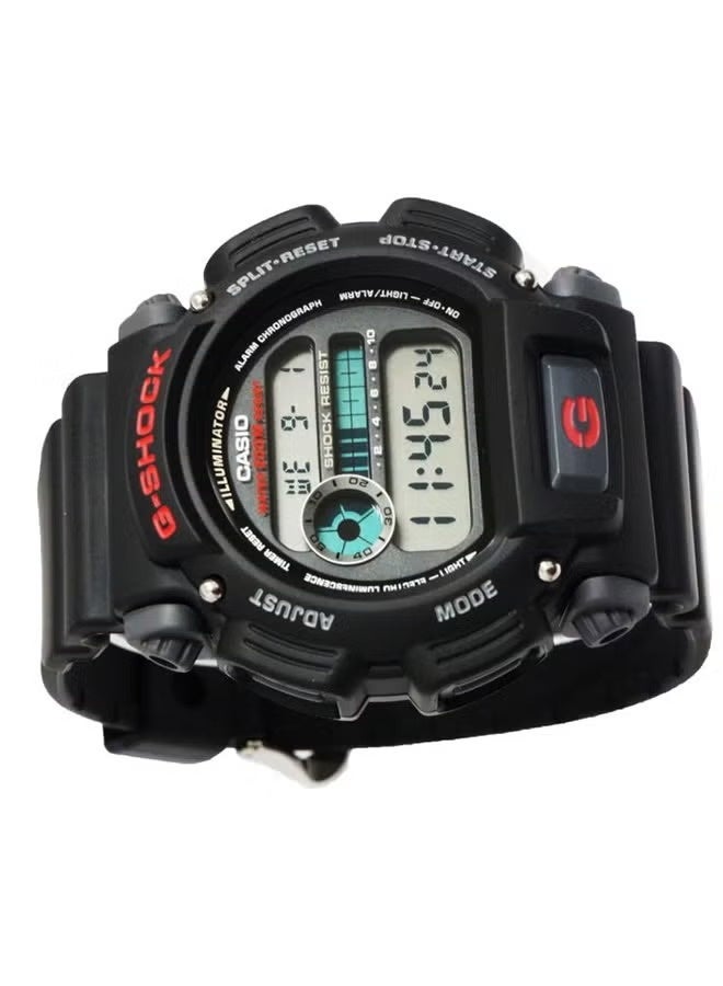 Casio G-Shock DW-9052-1V, Digital Watch, Black Resin Band and Case, Shock Resistant, 200M Water Resistance, EL Backlight, Stopwatch, Countdown Timer, Alarm, Auto Calendar - Image 3