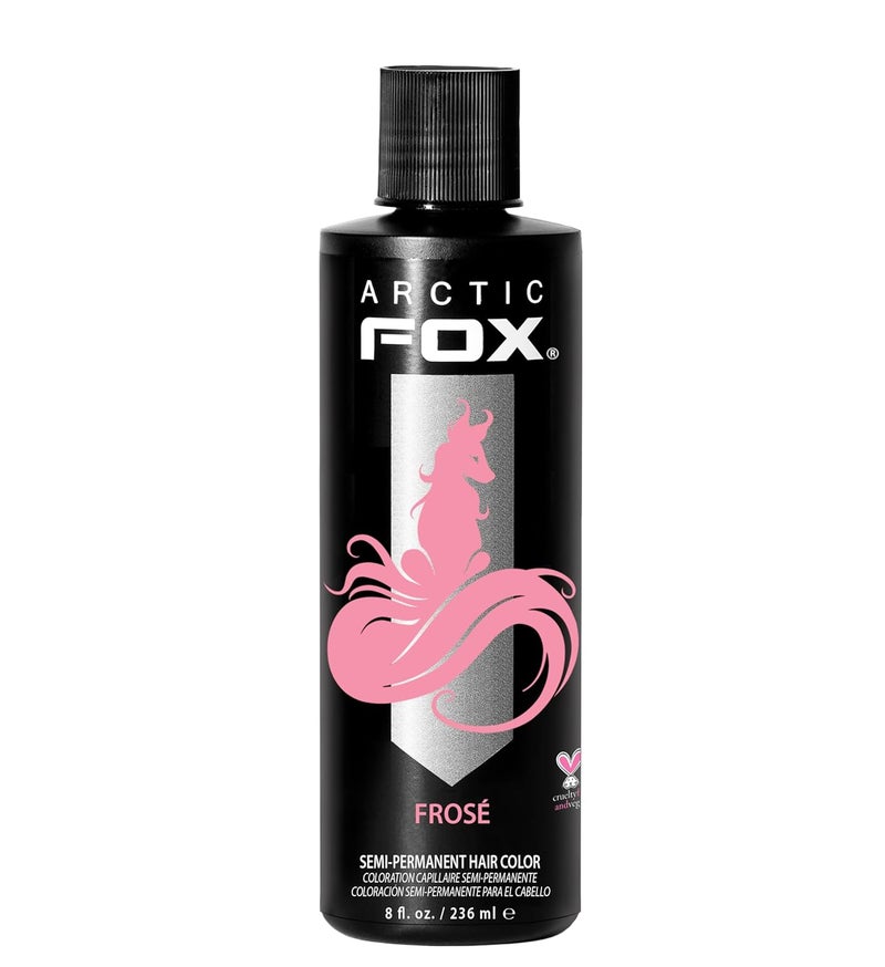 ARCTIC FOX Vegan and CrueltyFree SemiPermanent Hair Color Dye 8 Fl Oz FROSE