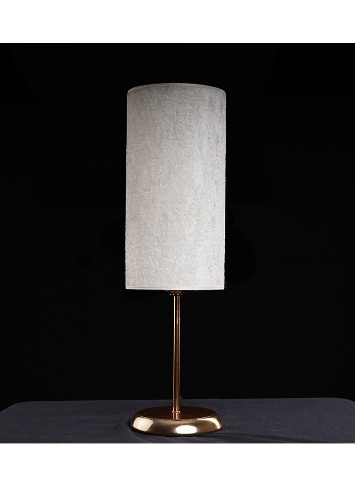 Cluc - Petit Tavolo Gold Table Lamp - Beige (Velvet) - Image 1