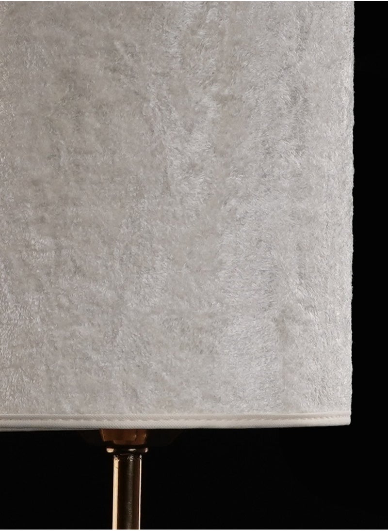 Cluc - Petit Tavolo Gold Table Lamp - Beige (Velvet) - Image 1